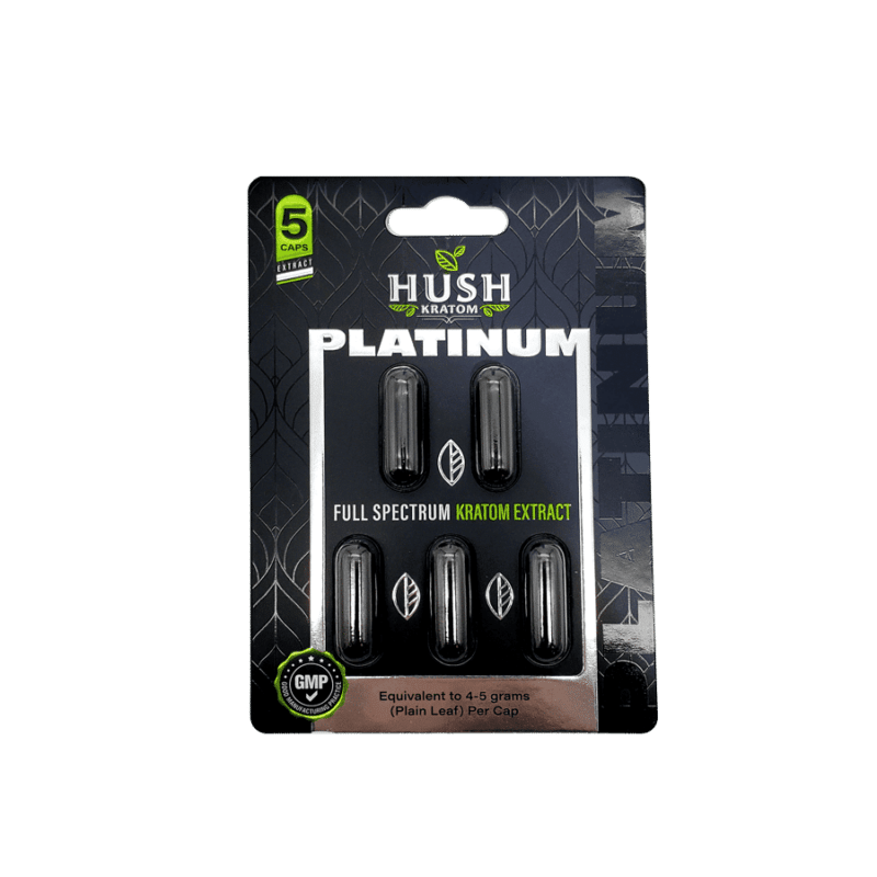 Hush Platinum Kratom Extract Capsules