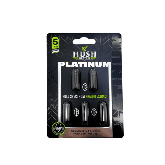 Hush Platinum Kratom Extract Capsules