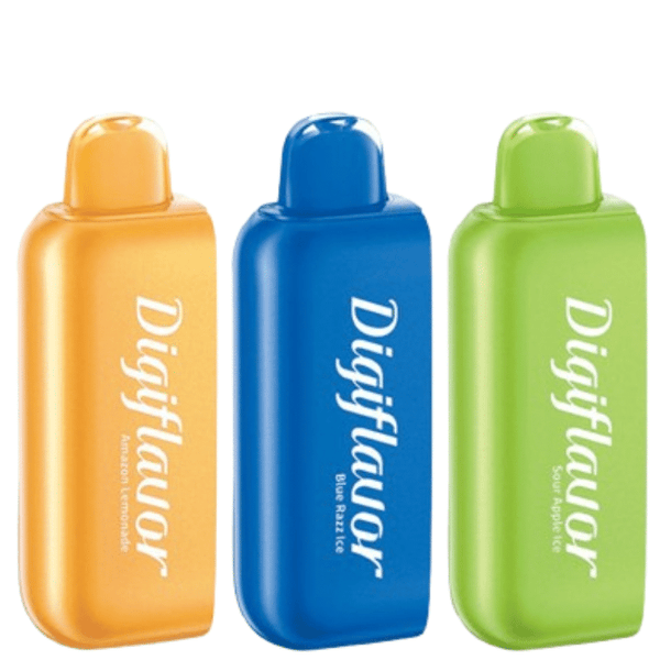 Digi Flavors BRK By Geek Vape Amazon Lemonade Blue Razz Ice Sour Apple Ice 20k Disposable Pod