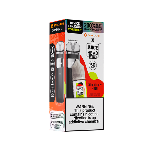 GeekVape x Juice Head Salts - Device + E-Liquid Starter Kit
