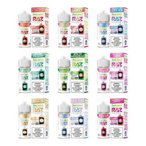 Pod Juice X Raz Salt Nic
