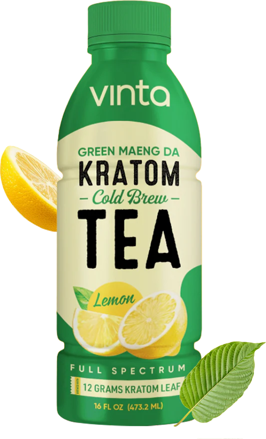 Vinta Cold Brewed Kratom Leaf Powder Teas