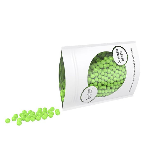 White Rhino Diffuser Beads With Strain and Storage Bags